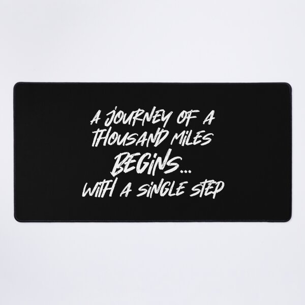 Item preview, A JOURNEY OF THOUSAND MILES BEGINS WITH A SINGLE STEP. no6 designed and sold by angelisart.