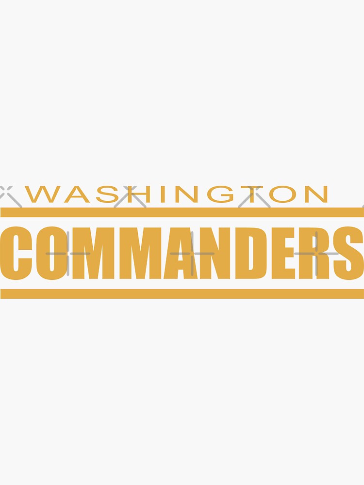 washington commanders Sticker for Sale by Art Wear