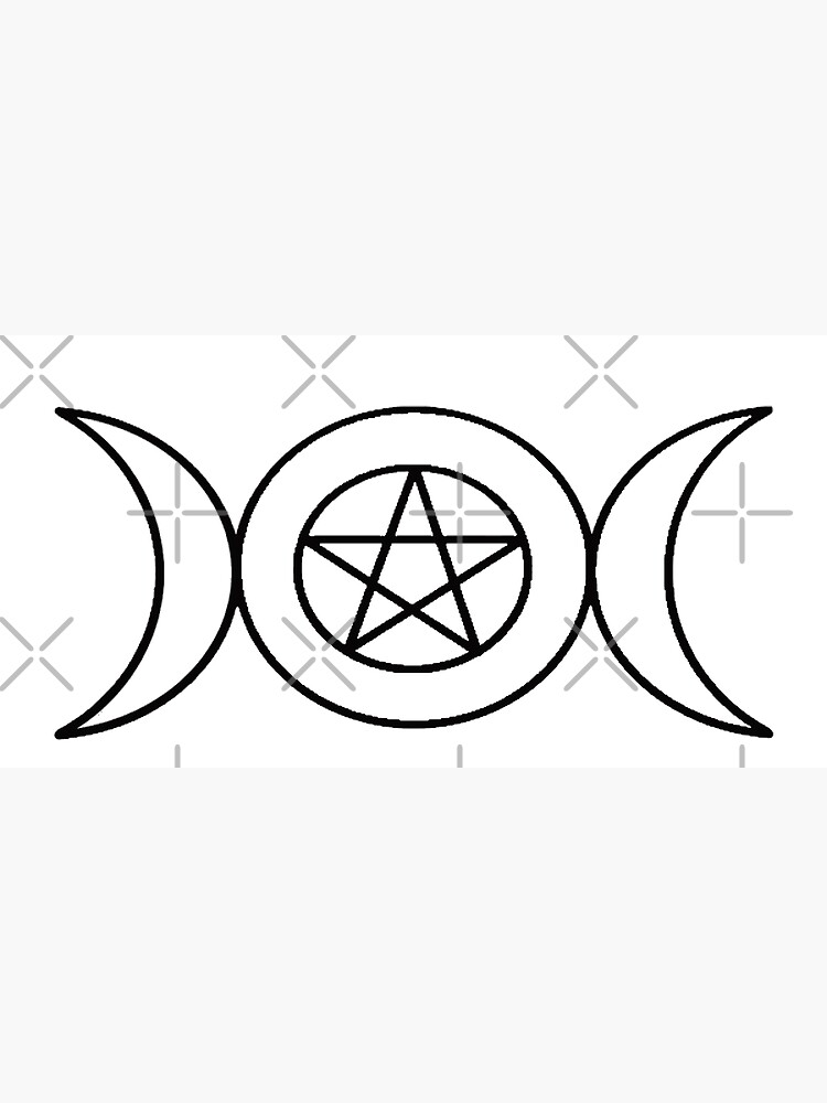 "Triple Moon Symbol" Poster for Sale by EinsamerBaum Redbubble