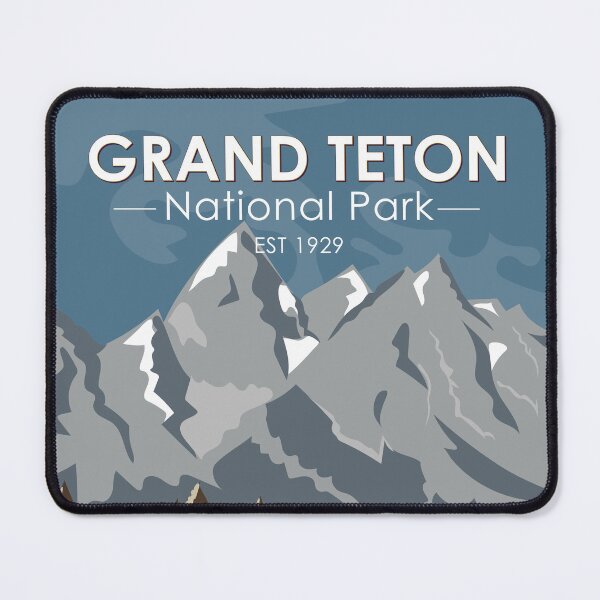 Item preview, Grand Teton National Park Wyoming Vintage designed and sold by KrisSidDesigns.