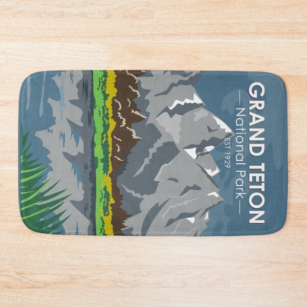 Item preview, Grand Teton National Park Wyoming Vintage designed and sold by KrisSidDesigns.