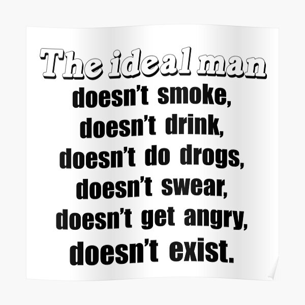 the-ideal-man-poster-by-zentenar-redbubble