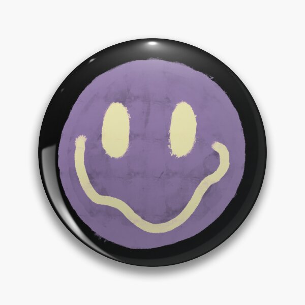 Item preview, Purple and Yellow Smiley Face designed and sold by JadedLilacsArt.