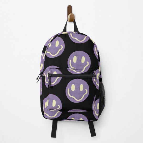 Item preview, Purple and Yellow Smiley Face designed and sold by JadedLilacsArt.