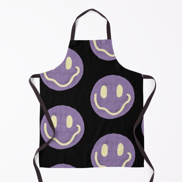 Item preview, Purple and Yellow Smiley Face designed and sold by JadedLilacsArt.