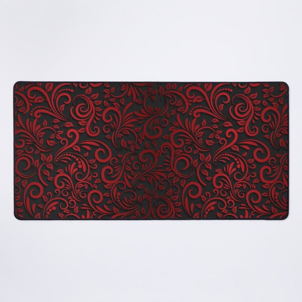 Item preview, Seamless Pattern With Shadow, Red And Black Progressive Colouring Floral Ornamental designed and sold by TiiNGA.