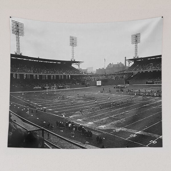 Item preview, Chicago Football Stadium, Comisky Park, 1946 Cardinals, Old Football Stadium, Old Stadiums, Post War Football, Goal Posts, Light tower designed and sold by Nostrathomas66.