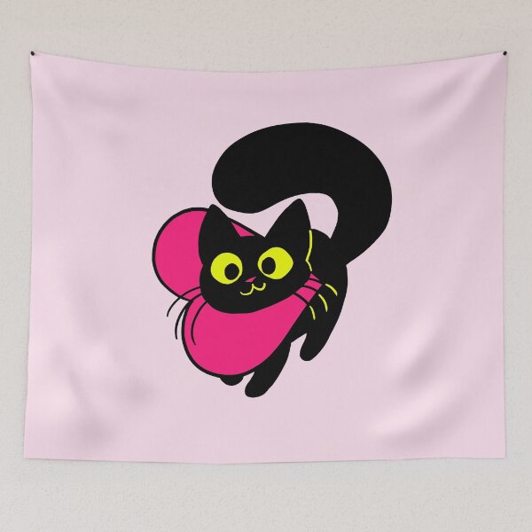 Item preview, Kitty in a heart shirt (patterns vary) designed and sold by Deathoftheself.