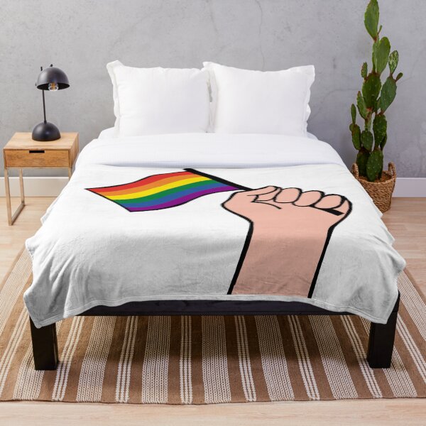 Item preview, LGBT hand flag pattern designed and sold by BThingies.