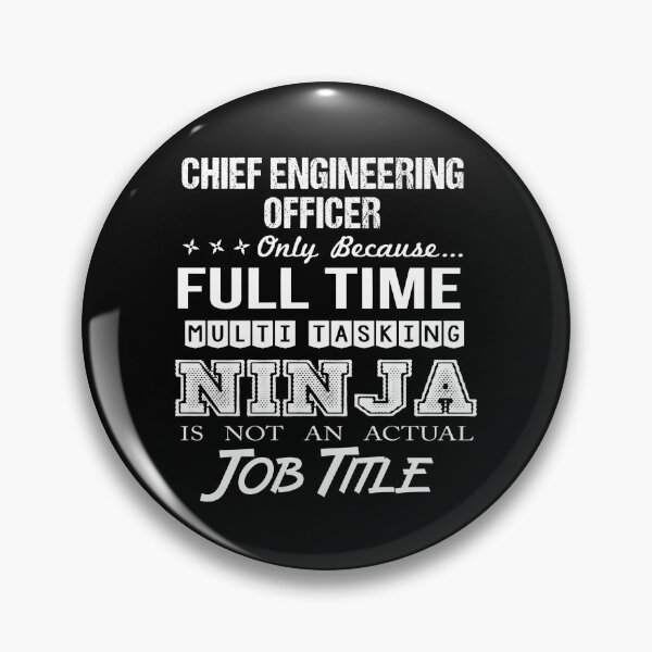 Item preview, Chief Engineering Officer T Shirt - Ninja Job Gift Item Tee designed and sold by ritterdick.