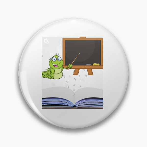 Item preview, Funny Worm Happy Teacher designed and sold by alexadybanu.