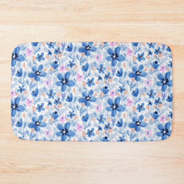 Item preview, Paintery Blue Posy designed and sold by creativinchi.