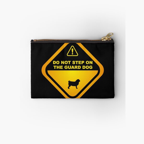 Item preview, Humorous Pug Guard Dog Warning, Pug  dog owners lovers, mom dad gift birthday idea graphic design, funny cute, fathers day designed and sold by Raiko-art.