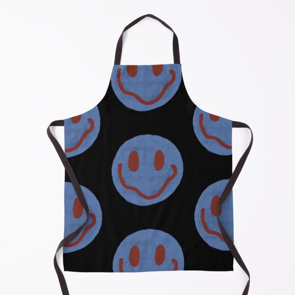 Item preview, Blue and Maroon Smiley Face designed and sold by JadedLilacsArt.