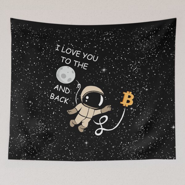 Item preview, Space Astronaut - Crypto Lover - Bitcoin - Crypto Meme designed and sold by Jorj-mania.