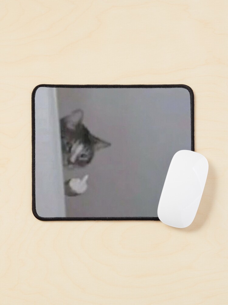 Funny cat meme face' Mouse Pad