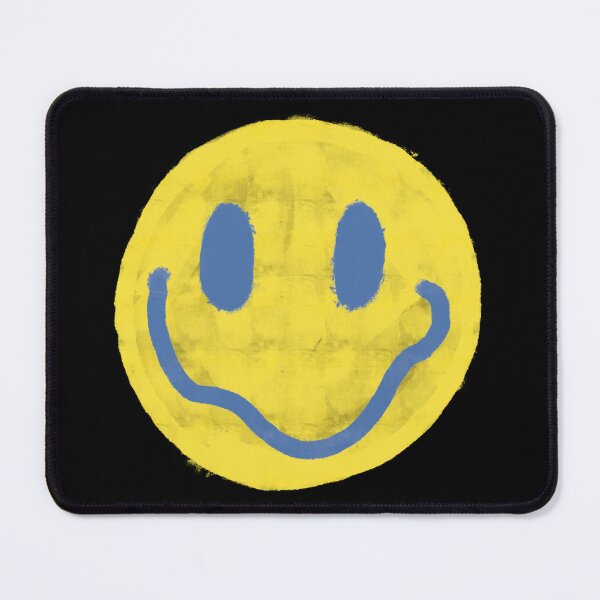 Item preview, Yellow and Blue Vintage Smiley Face designed and sold by JadedLilacsArt.