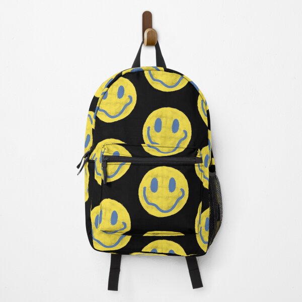 Item preview, Yellow and Blue Vintage Smiley Face designed and sold by JadedLilacsArt.