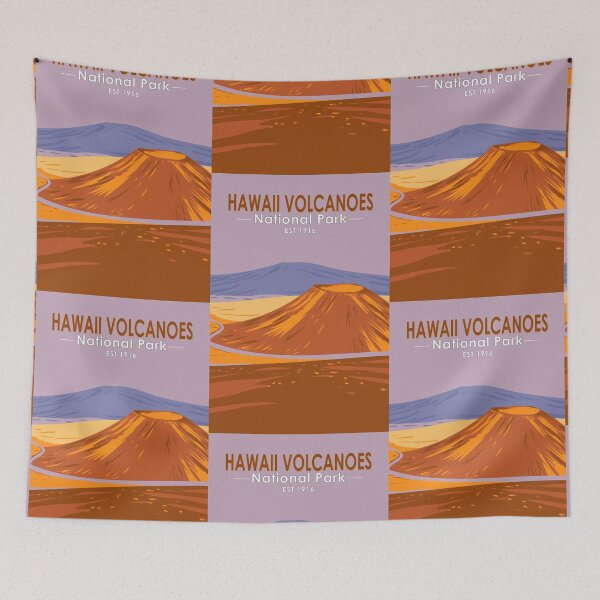 Item preview, Hawaii Volcanoes National Park Mauna Kea Vintage designed and sold by KrisSidDesigns.