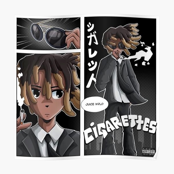 JUICE WRLD CIGARETTES Poster