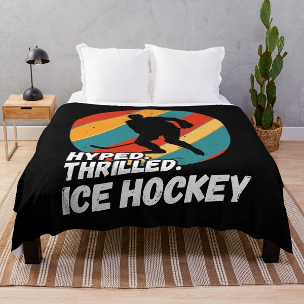 Aperçu de l'œuvre Hypé, ravi, hockey sur glace - Silhouette de hockey sur glace créée et vendue par rattob.