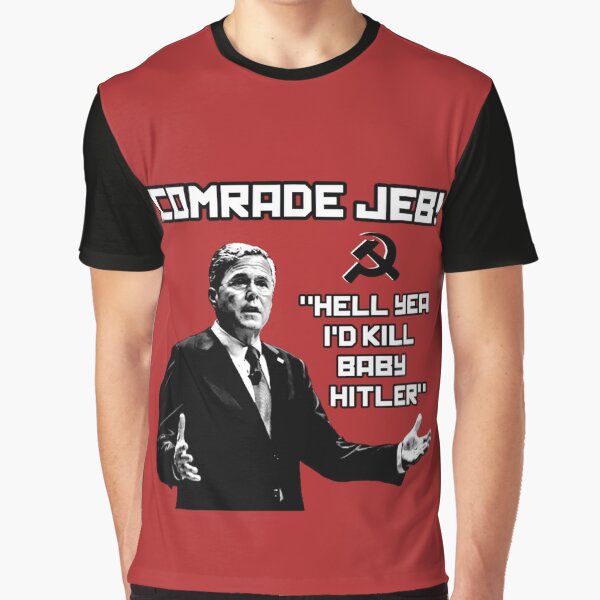 Vista previa del artículo con la obra «¡Camarada Jeb!», diseñado y vendido por KinkshameKeats.