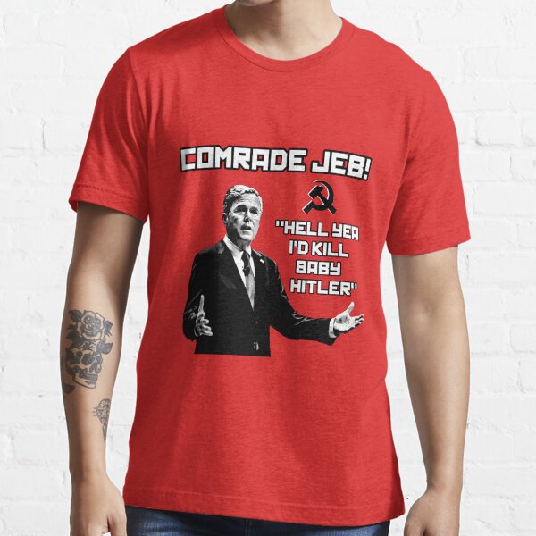 Vista previa del artículo con la obra «¡Camarada Jeb!», diseñado y vendido por KinkshameKeats.