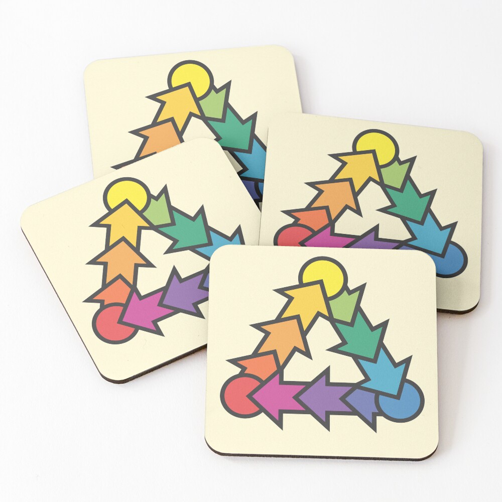 Item preview, Coasters (Set of 4) designed and sold by emilegraphics.