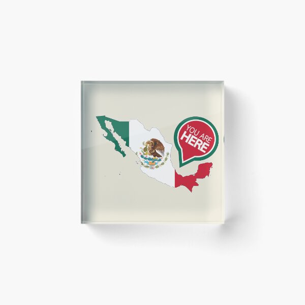 Item preview, Mexico - You Are Here designed and sold by alessionastro.