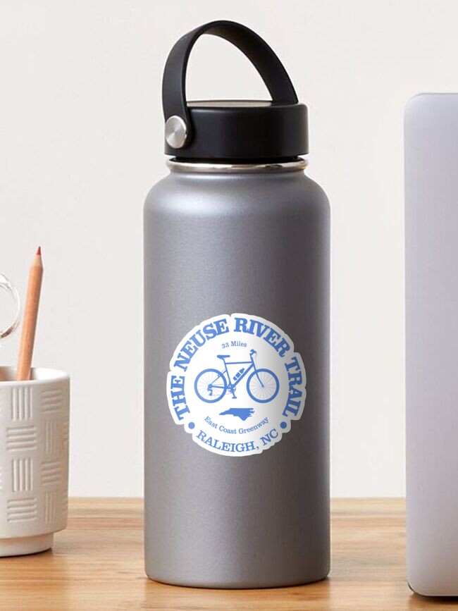Thumbnail 1 of 3, Sticker, Neuse River Trail (cycling) designed and sold by curranmorgan.