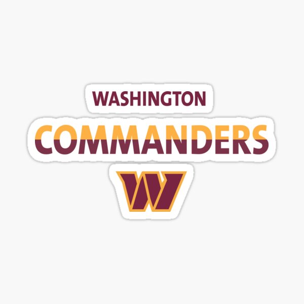 : Washington Football HTTR Decal Sticker - Sticker