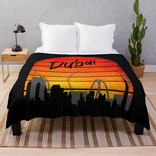 Artikelvorschau, Dubai-Skyline-Weinlese-Sonnenuntergang entworfen und verkauft von ACC .