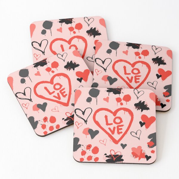 Item preview, Industrial Valentine's Day Grunge Love Heart Graffiti designed and sold by Krysanthe.