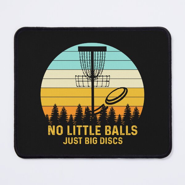 Item preview, Funny Disc Golfing T-Shirt: No Little Balls Just Big Discs designed and sold by Funny-Tees4U.