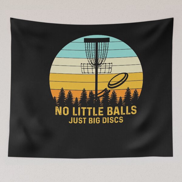 Item preview, Funny Disc Golfing T-Shirt: No Little Balls Just Big Discs designed and sold by Funny-Tees4U.