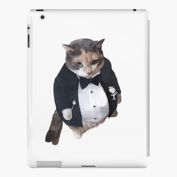 angry cat face meme iPad Case & Skin by auroragalavis