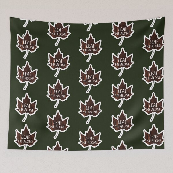 Item preview, LEAF me alone - Introvert Pun designed and sold by hitechmom.