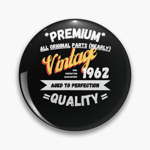 Artikelvorschau, 60. Geburtstag 1962 Perfekt gealterte Premium-Qualität, alle Originalteile entworfen und verkauft von Cheffsspecials.