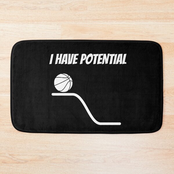 Item preview, I Have Potential, with Basketball Ball - funny physics joke designed and sold by TalesOfScience.