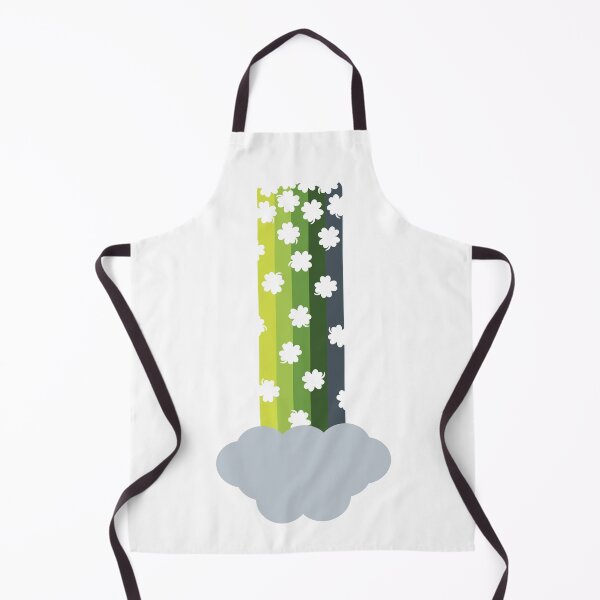 Item preview, Cascading Clover-Rainbow, Green, Yellow, Blue designed and sold by aZillionLines.