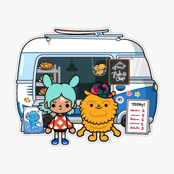 toca boca pack Sticker for Sale by Pocapoㅤ