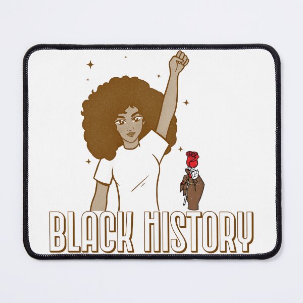 Item preview, Black History Power Girl & Rose designed and sold by Tish K..