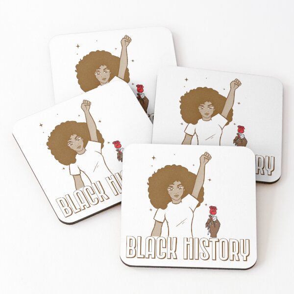 Item preview, Black History Power Girl & Rose designed and sold by Tish K..