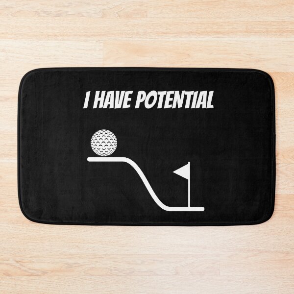 Item preview, I Have Potential, with Golf Ball - funny physics joke designed and sold by TalesOfScience.