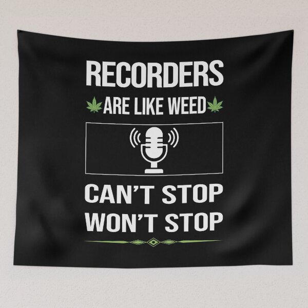 Item preview, Funny Can't Stop Recorders designed and sold by FulviaContreras.