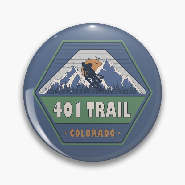 Artikelvorschau, 401 Trail Colorado Mountainbike Vintage MTB Design entworfen und verkauft von CynthiaGraphics.