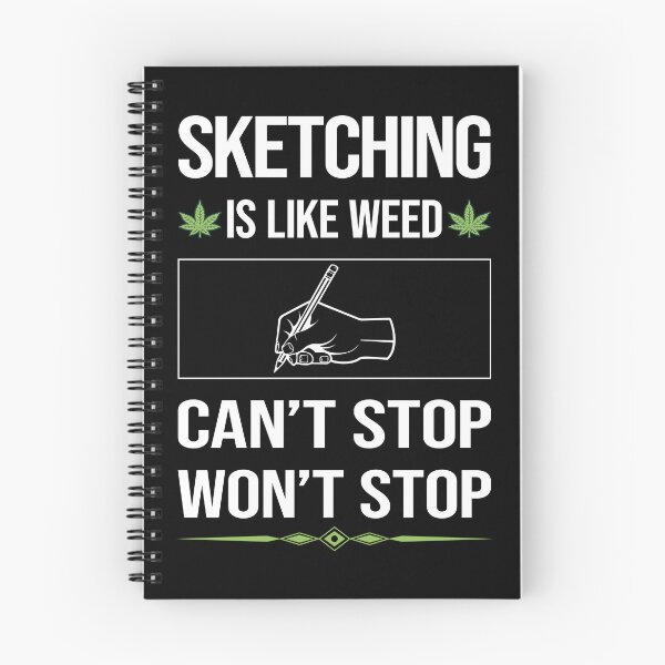 Item preview, Funny Can't Stop Sketching designed and sold by FulviaContreras.