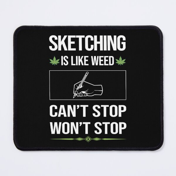 Item preview, Funny Can't Stop Sketching designed and sold by FulviaContreras.