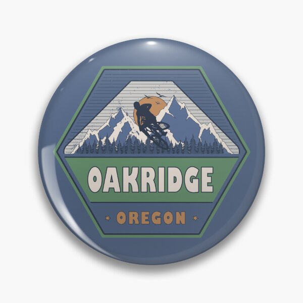 Artikelvorschau, Oakridge Oregon Mountainbike-Vintage-MTB-Design entworfen und verkauft von CynthiaGraphics.