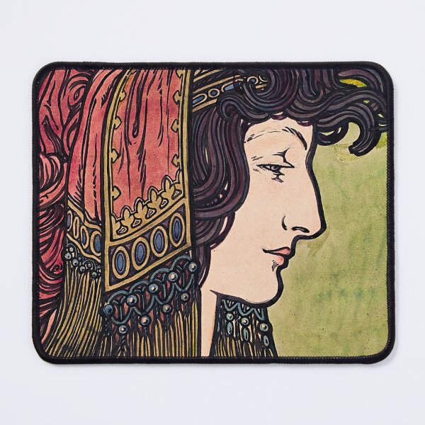 Item preview, Stained glass art of the Fouquet boutique by Alphonse Mucha designed and sold by see-the-fox.
